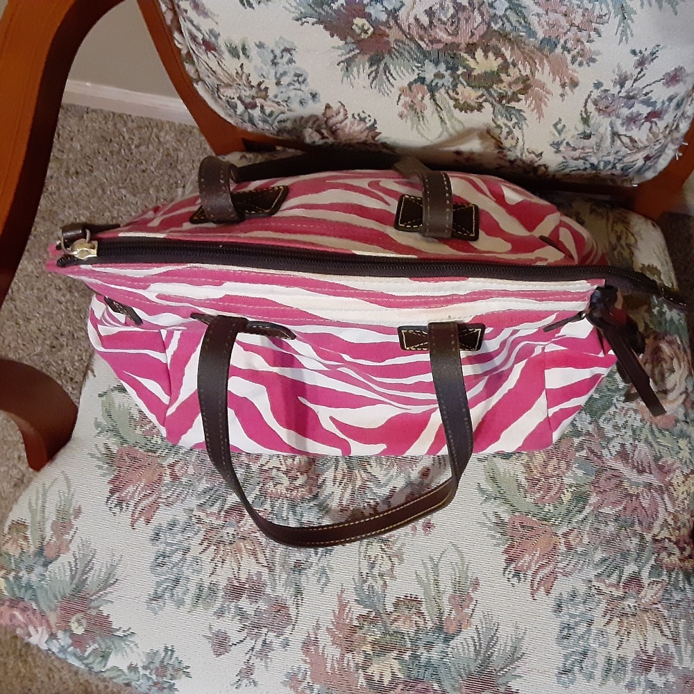Dooney & Bourke Canvas & Leather Shoulder Bag - Picture 9 of 15